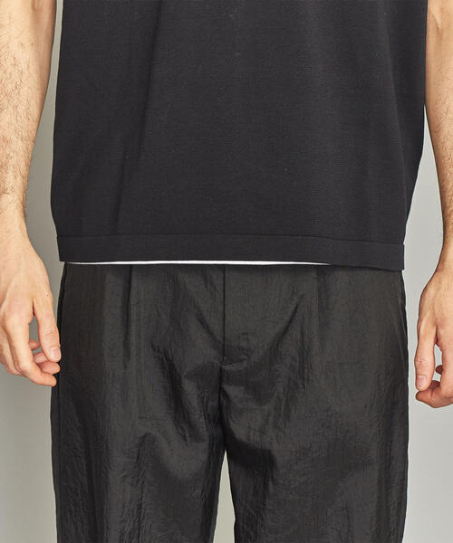 BEAUTY&YOUTH UNITED ARROWS（ビューティーアンドユースユナイテッドアローズ）の「BY 1ポケット ニット Tシャツ（Tシャツ/カットソー・メンズ・パープル/ブラック/ライトグレー・X-LARGE/LARGE/MEDIUM/SMALL）」の17枚目の写真