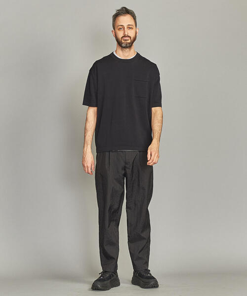 BEAUTY&YOUTH UNITED ARROWS（ビューティーアンドユースユナイテッドアローズ）の「BY 1ポケット ニット Tシャツ（Tシャツ/カットソー・メンズ・パープル/ブラック/ライトグレー・X-LARGE/LARGE/MEDIUM/SMALL）」の9枚目の写真
