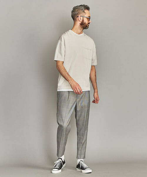 BEAUTY&YOUTH UNITED ARROWS（ビューティーアンドユースユナイテッドアローズ）の「BY 1ポケット ニット Tシャツ（Tシャツ/カットソー・メンズ・パープル/ブラック/ライトグレー・X-LARGE/LARGE/MEDIUM/SMALL）」の11枚目の写真