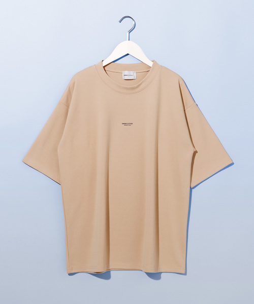 EMMA CLOTHES（エマクローズ）の「オーバーサイズポンチローマカットソー 1/2 sleeve (EMMA CLOTHES)（Tシャツ/カットソー・メンズ・ブラック/ベージュ/グレー/オフホワイト/グリーン系その他・FREE）」の4枚目の写真