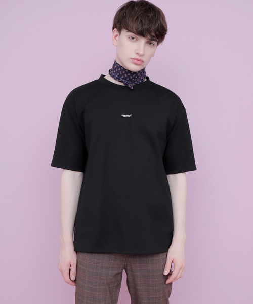 EMMA CLOTHES（エマクローズ）の「オーバーサイズポンチローマカットソー 1/2 sleeve (EMMA CLOTHES)（Tシャツ/カットソー・メンズ・ブラック/ベージュ/グレー/オフホワイト/グリーン系その他・FREE）」の2枚目の写真