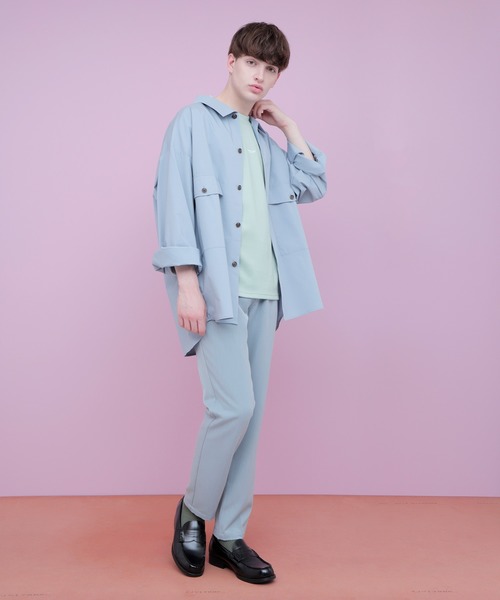 EMMA CLOTHES（エマクローズ）の「オーバーサイズポンチローマカットソー 1/2 sleeve (EMMA CLOTHES)（Tシャツ/カットソー・メンズ・ブラック/ベージュ/グレー/オフホワイト/グリーン系その他・FREE）」の21枚目の写真