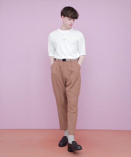 EMMA CLOTHES（エマクローズ）の「オーバーサイズポンチローマカットソー 1/2 sleeve (EMMA CLOTHES)（Tシャツ/カットソー・メンズ・ブラック/ベージュ/グレー/オフホワイト/グリーン系その他・FREE）」の18枚目の写真