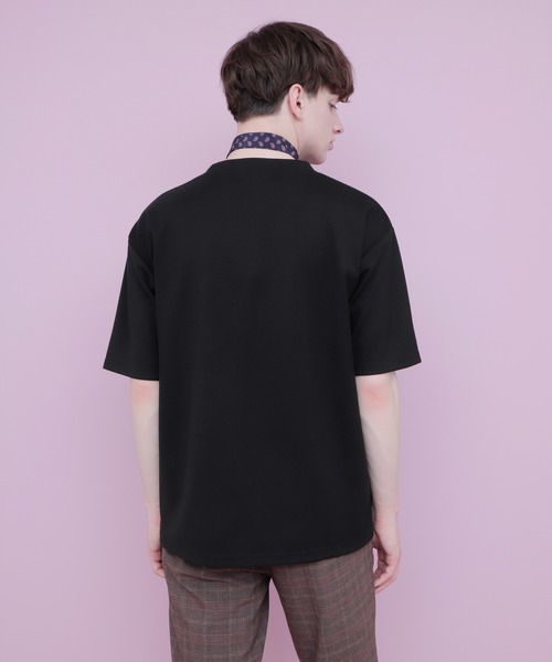 EMMA CLOTHES（エマクローズ）の「オーバーサイズポンチローマカットソー 1/2 sleeve (EMMA CLOTHES)（Tシャツ/カットソー・メンズ・ブラック/ベージュ/グレー/オフホワイト/グリーン系その他・FREE）」の12枚目の写真