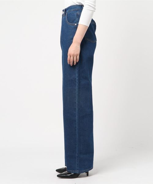 Blasty(ブラスティー)の「【Blasty】ルーズ&ワイドデニムパンツ womens(デニムパンツ・レディース・ライトブルー/ダークブルー・M)」の3枚目の写真