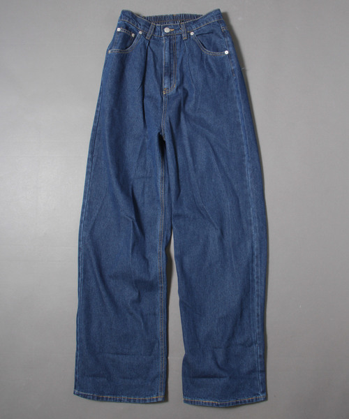 Blasty(ブラスティー)の「【Blasty】ルーズ&ワイドデニムパンツ womens(デニムパンツ・レディース・ライトブルー/ダークブルー・M)」の11枚目の写真