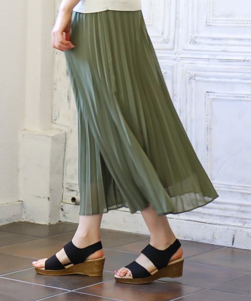 Fashion Letter(ファッションレター)の「バックゴムベルトウェッジサンダル 痛くないサンダル(サンダル・レディース・ブラック/キャメル/グレイッシュベージュ・LL/S/M/L)」の7枚目の写真