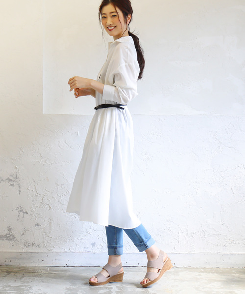 Fashion Letter(ファッションレター)の「バックゴムベルトウェッジサンダル 痛くないサンダル(サンダル・レディース・ブラック/キャメル/グレイッシュベージュ・LL/S/M/L)」の13枚目の写真
