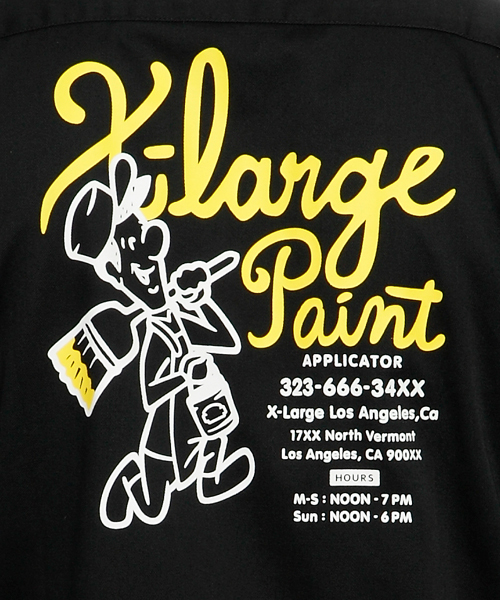 XLARGE（エクストララージ）の「L/S WORK SHIRT（シャツ/ブラウス・メンズ・ネイビー/ブラック/ベージュ・MEDIUM/LARGE/SMALL/X-LARGE）」の8枚目の写真