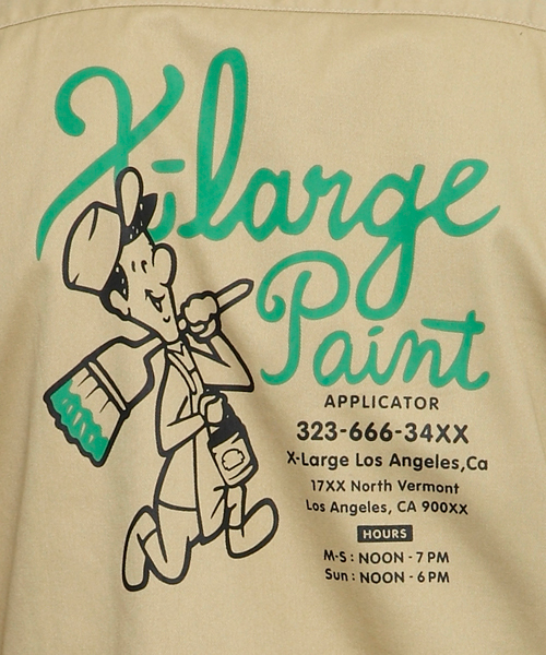 XLARGE（エクストララージ）の「L/S WORK SHIRT（シャツ/ブラウス・メンズ・ネイビー/ブラック/ベージュ・MEDIUM/LARGE/SMALL/X-LARGE）」の10枚目の写真