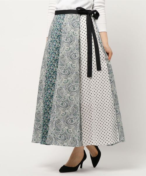 La TOTALITE(ラトータリテ)の「LIBERTY パネルスカート◆(スカート・レディース・ライトグリーン・36/38)」の19枚目の写真