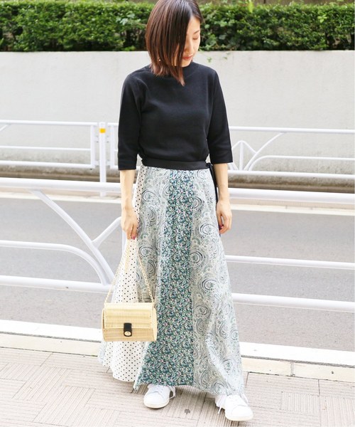La TOTALITE(ラトータリテ)の「LIBERTY パネルスカート◆(スカート・レディース・ライトグリーン・36/38)」の3枚目の写真