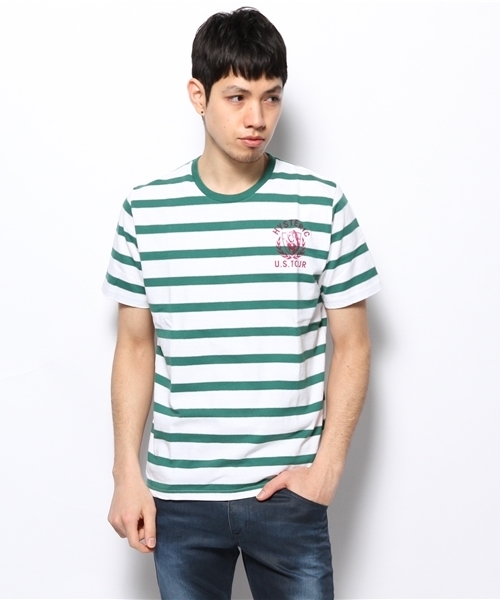 HYSTERIC GLAMOUR（ヒステリックグラマー）の「U．S TOUR pt T-SH（Tシャツ/カットソー・メンズ・イエロー系その他/グリーン系その他/ブルー系その他・LARGE/SMALL/MEDIUM）」の2枚目の写真