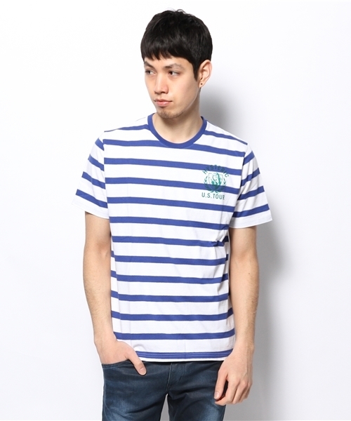 HYSTERIC GLAMOUR（ヒステリックグラマー）の「U．S TOUR pt T-SH（Tシャツ/カットソー・メンズ・イエロー系その他/グリーン系その他/ブルー系その他・LARGE/SMALL/MEDIUM）」の3枚目の写真