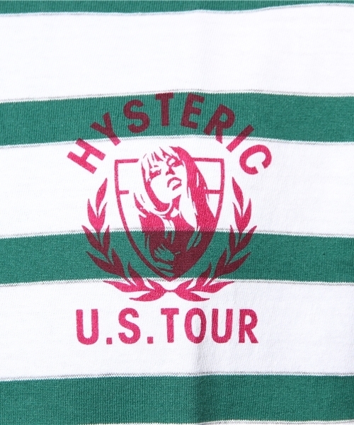 HYSTERIC GLAMOUR（ヒステリックグラマー）の「U．S TOUR pt T-SH（Tシャツ/カットソー・メンズ・イエロー系その他/グリーン系その他/ブルー系その他・LARGE/SMALL/MEDIUM）」の4枚目の写真