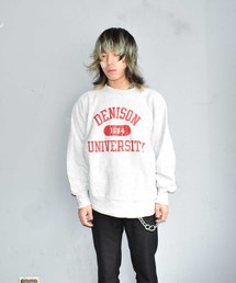 springname様】DENISON UNIVERSITYビンテージスウェット - メルカリ