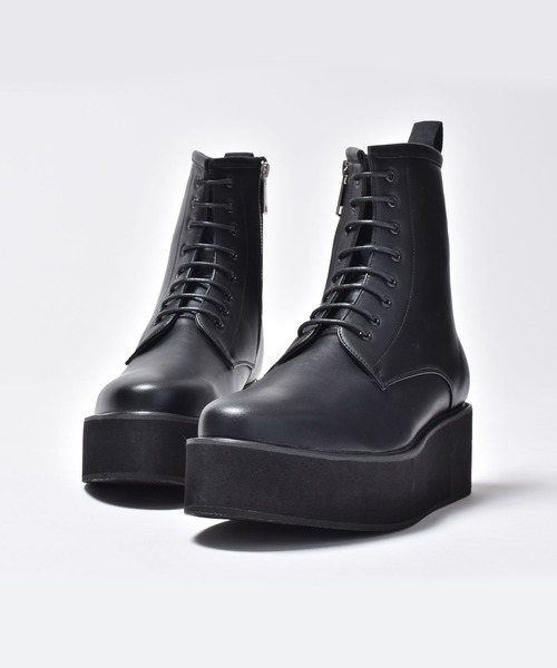 endevice（エンデヴァイス）の「プラットフォーム レースアップブーツ（ブーツ・メンズ・ブラック・44/40/38/42/36）」の11枚目の写真