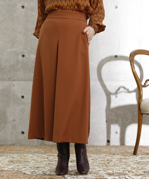 Tiara（ティアラ）の「ステファニーフロントタックワイドパンツ（その他パンツ・レディース・ブラック/グレー/ボルドー/テラコッタ・S/M/L）」の10枚目の写真