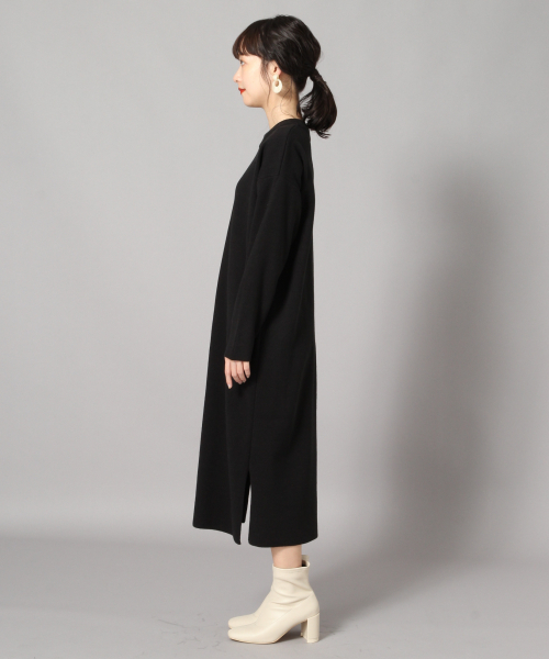 LOWRYS FARM（ローリーズファーム）の「１２Ｇミラノリブワンピ　849367（ワンピース・レディース・ブラック/ベージュ/ブラウン/グリーン/パープル/モカ/イエロー・FREE）」の9枚目の写真