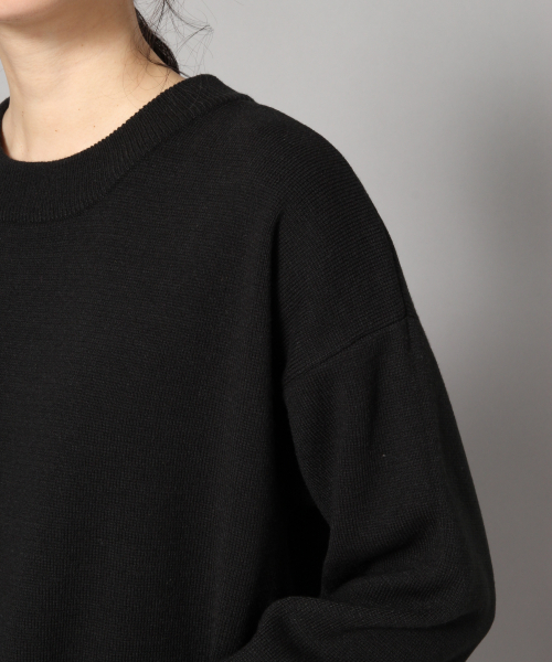 LOWRYS FARM（ローリーズファーム）の「１２Ｇミラノリブワンピ　849367（ワンピース・レディース・ブラック/ベージュ/ブラウン/グリーン/パープル/モカ/イエロー・FREE）」の12枚目の写真