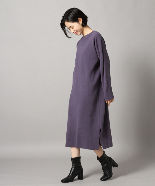 LOWRYS FARM（ローリーズファーム）の「１２Ｇミラノリブワンピ　849367（ワンピース・レディース・ブラック/ベージュ/ブラウン/グリーン/パープル/モカ/イエロー・FREE）」の21枚目の写真