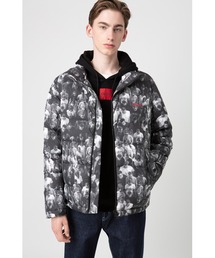 HUGO | リラックスフィット ダウンジャケット ウィズクラウドシーン(ダウンジャケット/コート)