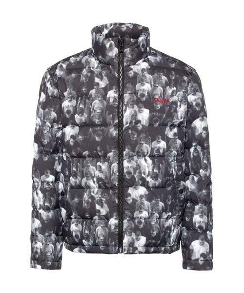 HUGO（ヒューゴ）の「リラックスフィット ダウンジャケット ウィズクラウドシーン（ダウンジャケット/コート・メンズ・グレー系その他・S/M/L/XS）」の12枚目の写真