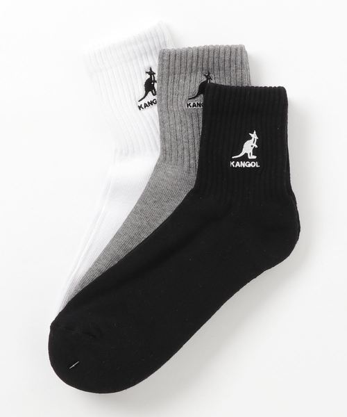 KANGOL(カンゴール)の「KANGOL ソックス 3Pセット ハイ クォーター アンクル(ソックス/靴下・メンズ・ホワイト系その他2/ブラック系その他2/ブラック/ホワイト/その他/その他1/その他2/ホワイト系その他/ブラック系その他・C/A/B)」の8枚目の写真