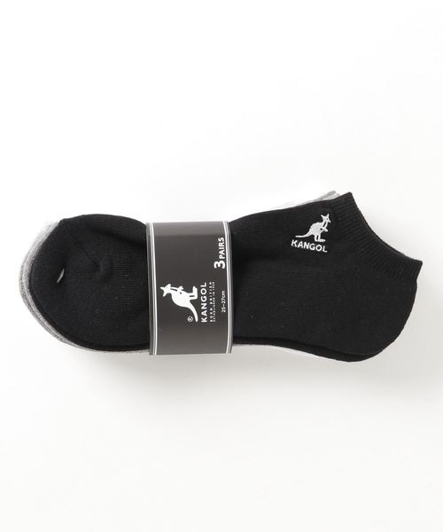 KANGOL(カンゴール)の「KANGOL ソックス 3Pセット ハイ クォーター アンクル(ソックス/靴下・メンズ・ホワイト系その他2/ブラック系その他2/ブラック/ホワイト/その他/その他1/その他2/ホワイト系その他/ブラック系その他・C/A/B)」の9枚目の写真