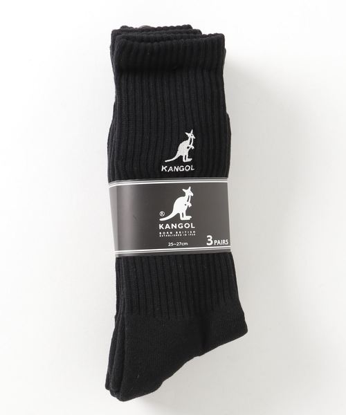 KANGOL(カンゴール)の「KANGOL ソックス 3Pセット ハイ クォーター アンクル(ソックス/靴下・メンズ・ホワイト系その他2/ブラック系その他2/ブラック/ホワイト/その他/その他1/その他2/ホワイト系その他/ブラック系その他・C/A/B)」の4枚目の写真