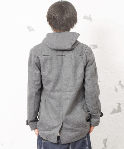 MinoriTY（マイノリティ）の「メルトンダッフルコート（ダッフルコート・メンズ・ブラック/グレー/キャメル/ネイビー・M/L/LL）」の11枚目の写真