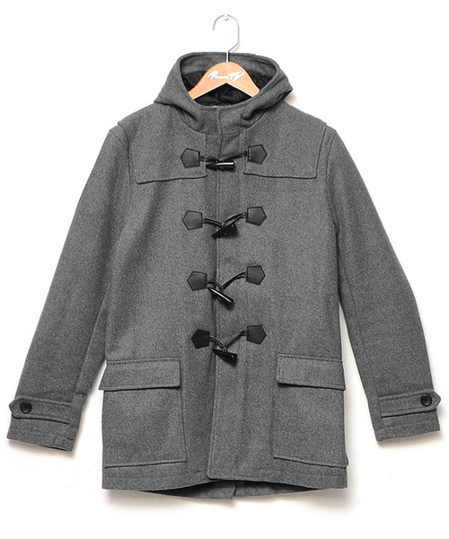 MinoriTY（マイノリティ）の「メルトンダッフルコート（ダッフルコート・メンズ・ブラック/グレー/キャメル/ネイビー・M/L/LL）」の12枚目の写真