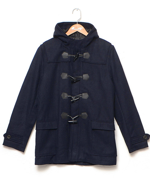 MinoriTY（マイノリティ）の「メルトンダッフルコート（ダッフルコート・メンズ・ブラック/グレー/キャメル/ネイビー・M/L/LL）」の10枚目の写真