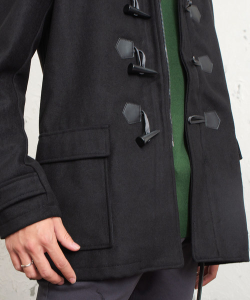 MinoriTY（マイノリティ）の「メルトンダッフルコート（ダッフルコート・メンズ・ブラック/グレー/キャメル/ネイビー・M/L/LL）」の9枚目の写真