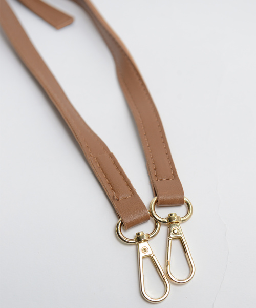 shopnikoniko（ショップニコニコ）の「ウッドハンドルプリーツバッグ（ショルダーバッグ・レディース・ブラウン/グリーン/ベージュ/ブラック・フリー）」の10枚目の写真