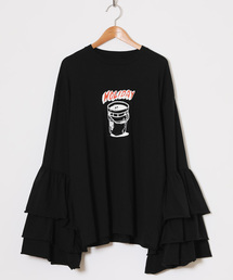 HOLIDAY | SUPER FINE RUFFLE TOPS (LOOPHOLE) スーパーファインラッフルトップス (ループホール)(Tシャツ/カットソー)