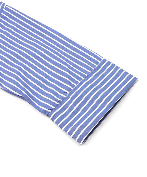 Rocky Monroe（ロッキーモンロー）の「オーバーサイズチェックシャツ ビッグシルエット（シャツ/ブラウス・メンズ・ブラック/サックスブルー/インディゴブルー/ブルー/ホワイト×ブルー/ホワイト×ブラック・M/L）」の7枚目の写真