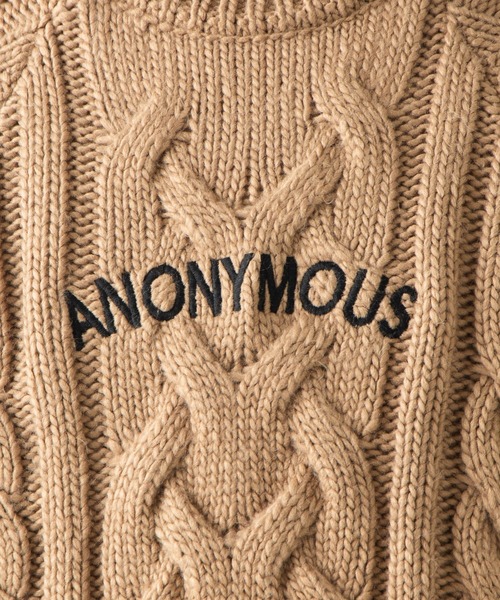 WEGO（ウィゴー）の「WEGO/ロービングヤーンケーブルセーター（ニット/セーター・メンズ・ホワイト/ベージュ・MEDIUM/LARGE）」の12枚目の写真