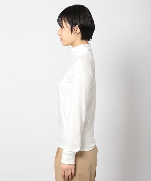 PAGEBOY（ページボーイ）の「タートルカットプルオーバー（Tシャツ/カットソー・レディース・ブラック/オフホワイト/ホワイト×ブラック・FREE）」の5枚目の写真