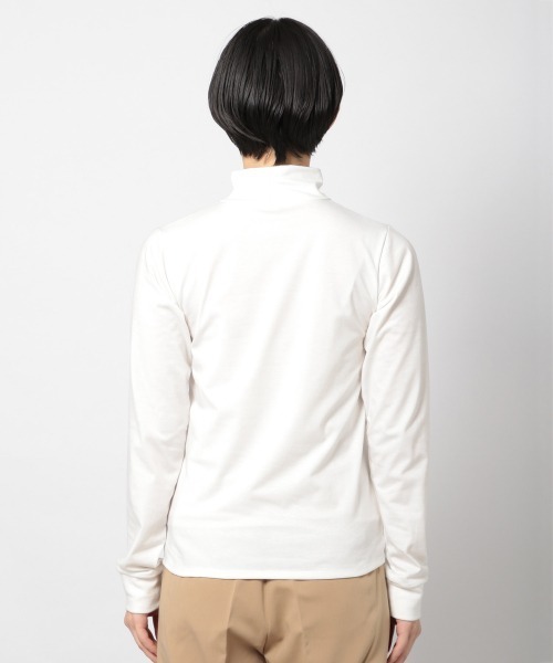 PAGEBOY（ページボーイ）の「タートルカットプルオーバー（Tシャツ/カットソー・レディース・ブラック/オフホワイト/ホワイト×ブラック・FREE）」の19枚目の写真