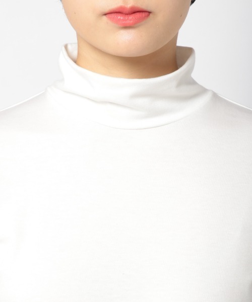 PAGEBOY（ページボーイ）の「タートルカットプルオーバー（Tシャツ/カットソー・レディース・ブラック/オフホワイト/ホワイト×ブラック・FREE）」の15枚目の写真