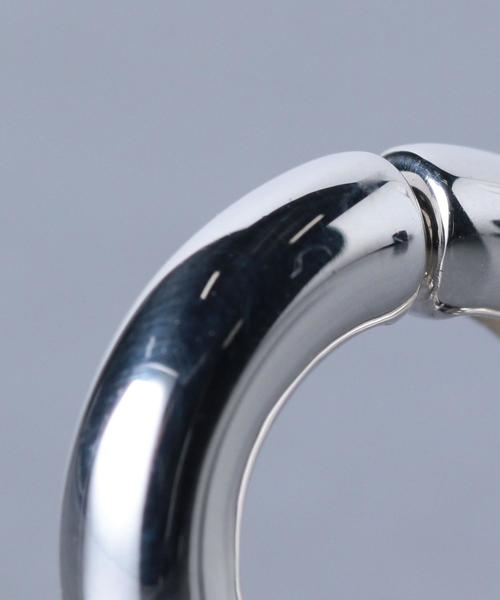 UNITED ARROWS（ユナイテッドアローズ）の「UWSC HOOP SPRING SLV イヤリング S（イヤリング・レディース・シルバー・FREE）」の2枚目の写真