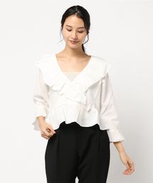 flower | フリルフレアブラウス(シャツ/ブラウス)