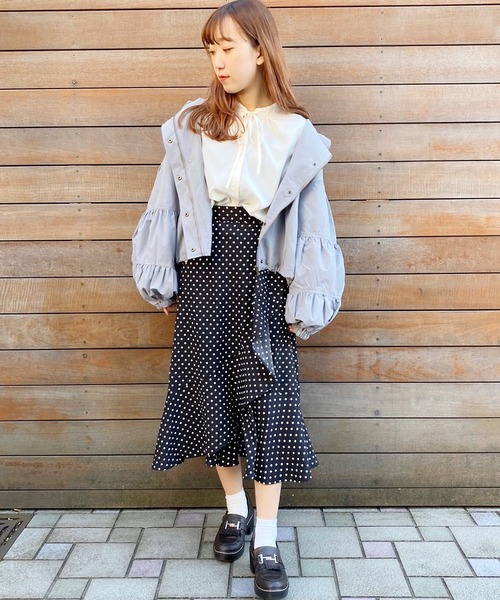 apres jour（アプレジュール）の「ドットフリルデザインスカート【ZOZOTOWN限定アイテム】（スカート・レディース・アイボリー/ブラック/モカ・フリー）」の11枚目の写真