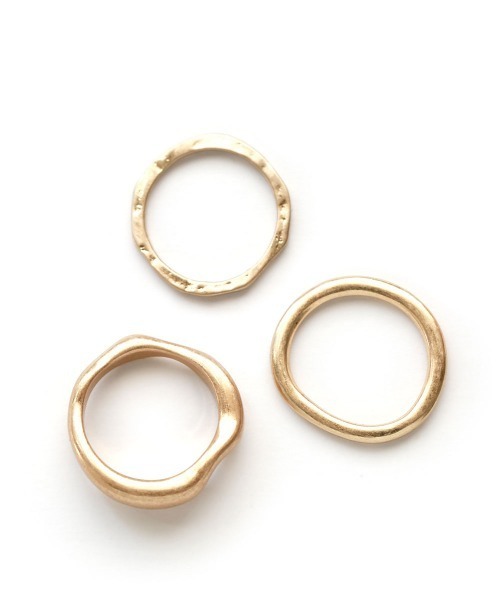 colleca la（コレカラ）の「マットクラフトセットリング（リング・レディース・シルバー/ゴールド・ﾌﾘ-）」の6枚目の写真