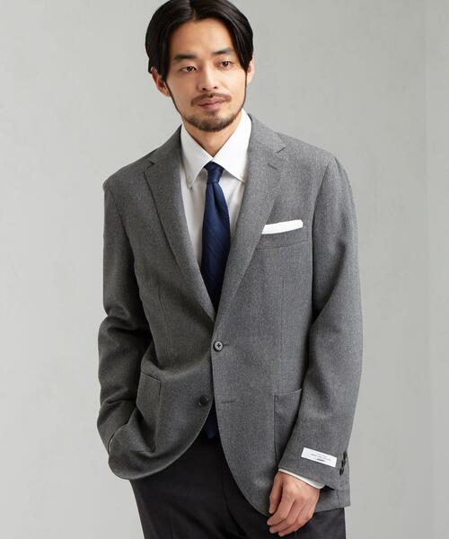 green label relaxing(グリーンレーベルリラクシング)の「ECO メッシュ 無地 2B NT 2PP- ジャケット(テーラードジャケット・メンズ・ネイビー/コバルトブルー/グレー・50/44/48/46/42)」の2枚目の写真