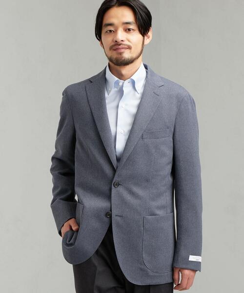 green label relaxing(グリーンレーベルリラクシング)の「ECO メッシュ 無地 2B NT 2PP- ジャケット(テーラードジャケット・メンズ・ネイビー/コバルトブルー/グレー・50/44/48/46/42)」の1枚目の写真