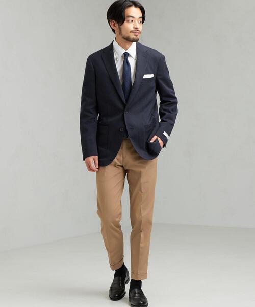 green label relaxing(グリーンレーベルリラクシング)の「ECO メッシュ 無地 2B NT 2PP- ジャケット(テーラードジャケット・メンズ・ネイビー/コバルトブルー/グレー・50/44/48/46/42)」の20枚目の写真