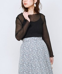 natural couture | くしゅくしゅシアーキャミセットブラウス(シャツ/ブラウス)