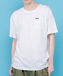 【FILA/フィラ】ポケット付き ワンポイント刺繍 半袖Tシャツ/デカロゴプリント半袖Tシャツ